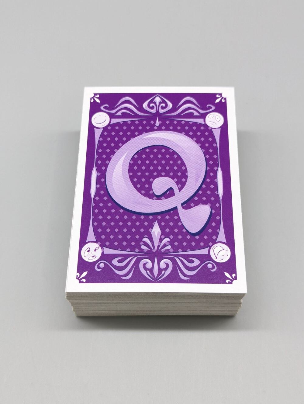 Quelf 2008 Family Edition Board Game Replacement Cards 88 Purple